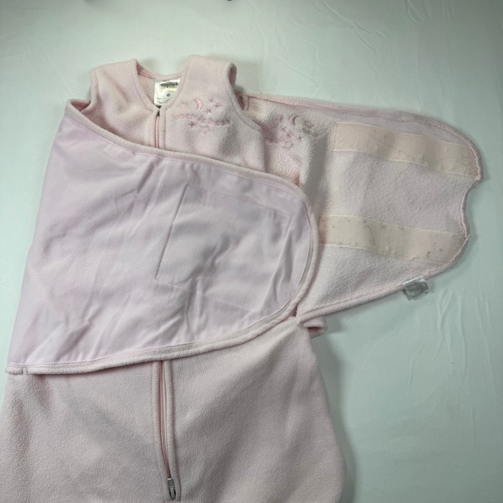 Halo Sleepsack Swaddle Pink Fleece Baby Wearable‎ Blanket 0-6 Months - Picture 3 of 5